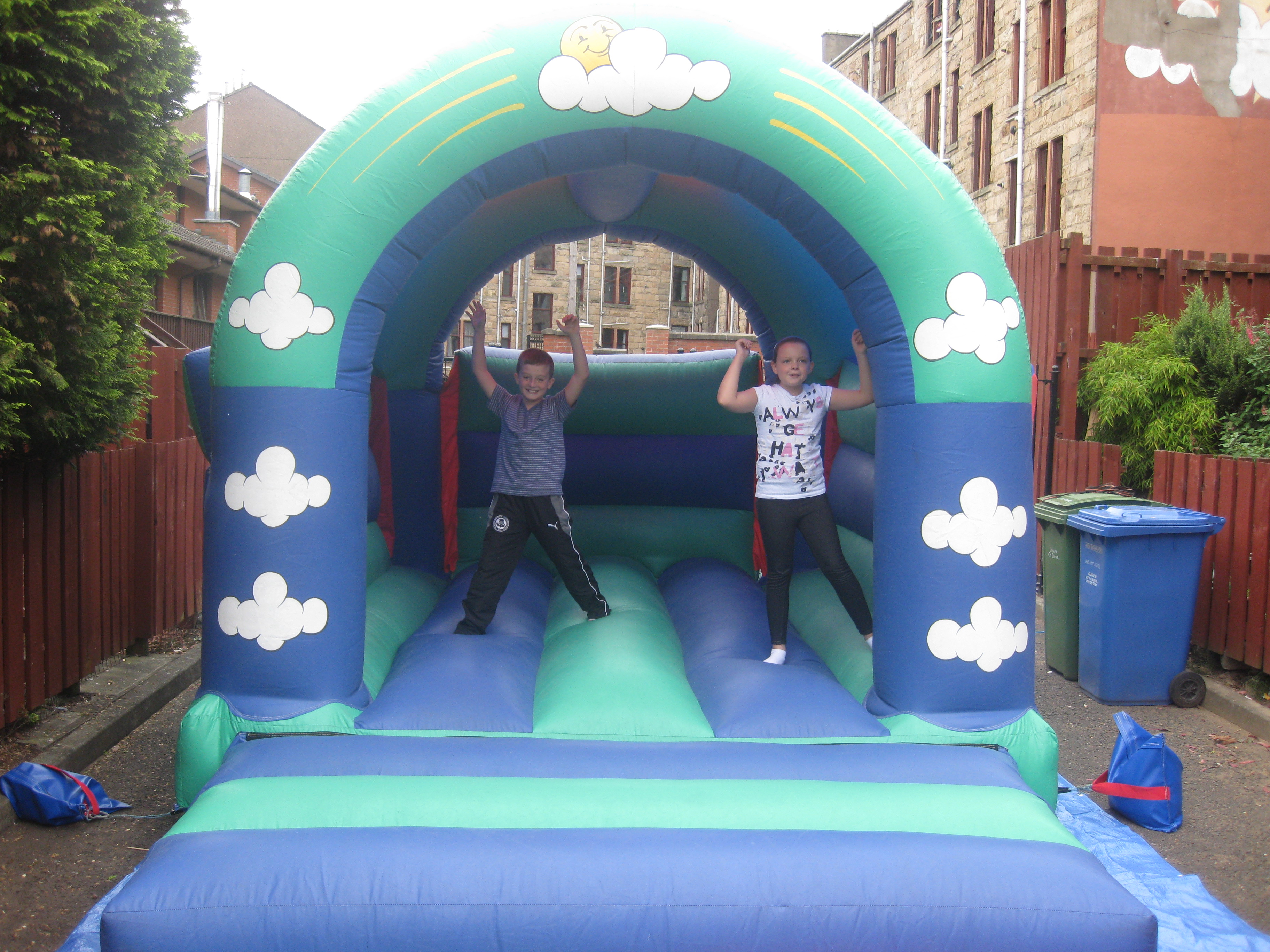 14FT X 12FT CLOUD BOUNCY CASTLE, east renfrewshire, glasgow