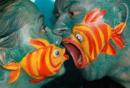 fish face paint